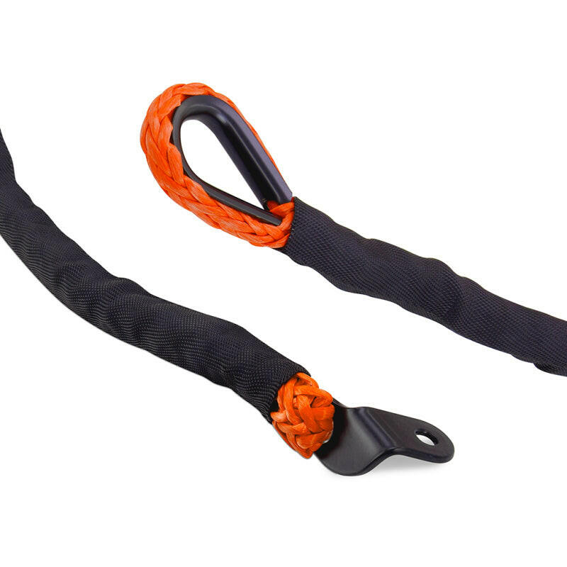 Borne Off-Road Winch Hook - 3/8in Rope - Hand Strap - Orange Winch Accessories Borne Off-Road