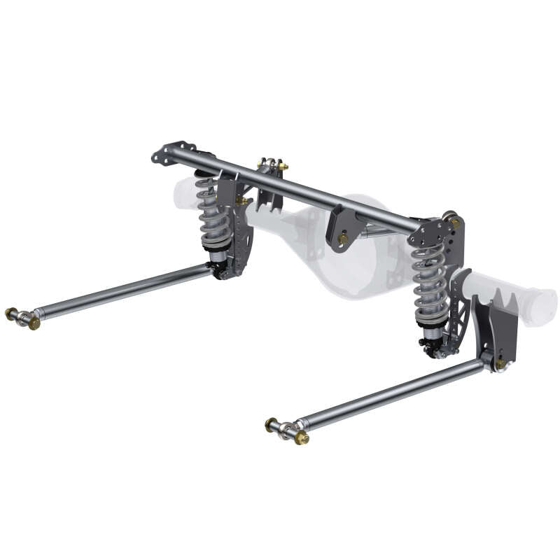 QA1 HD Pro Rear Triangulated 4-Link Kit - Front Mount Single Adj Coilovers Suspension Packages QA1