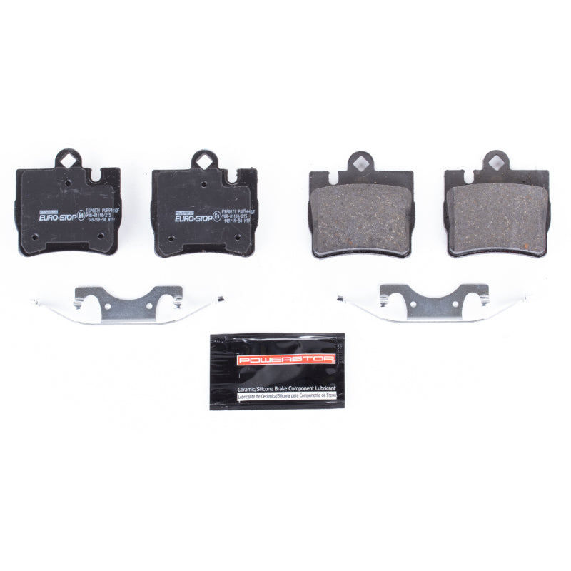 Power Stop 01-02 Mercedes-Benz S600 Euro-Stop ECE-R90 Rear Brake Pads Brake Pads - OE PowerStop