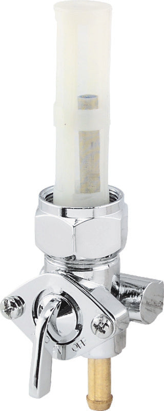 Bikers Choice 75-06 Big Twin & XL Chrome 22MM Straight Down Outlet Petcock Replaces H-D 62163-75 Fuel Components Misc Bikers Choice