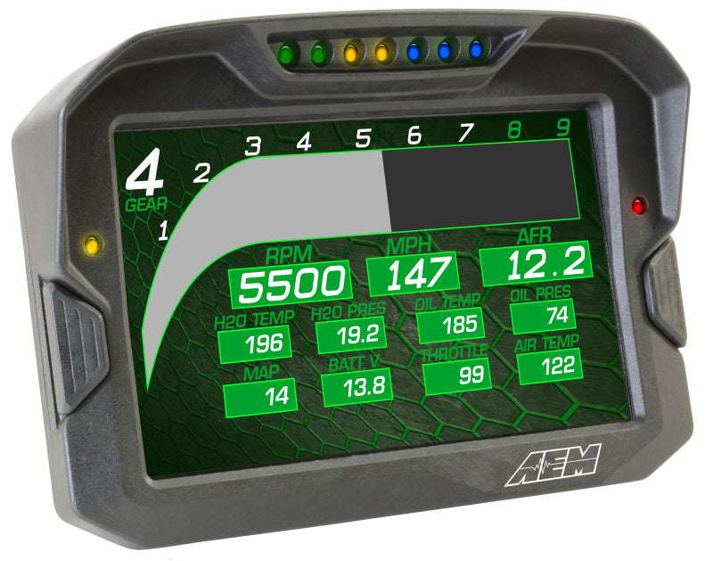 AEM CD-7 Logging Race Dash Carbon Fiber Digital Display (CAN Input Only) Gauges AEM