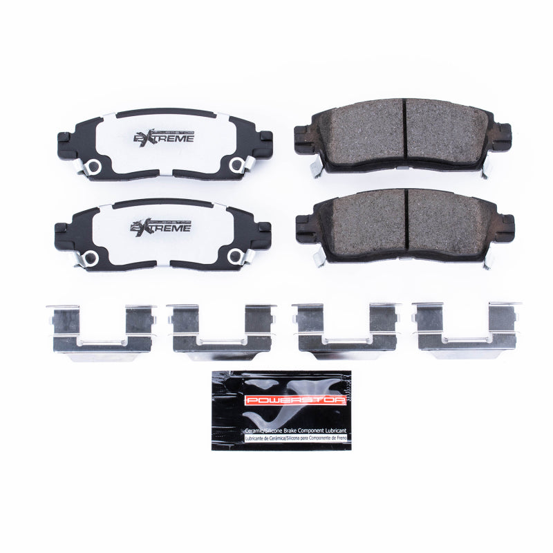 Power Stop 08-17 Buick Enclave Rear Z26 Extreme Street Brake Pads w/Hardware Brake Pads - Performance PowerStop