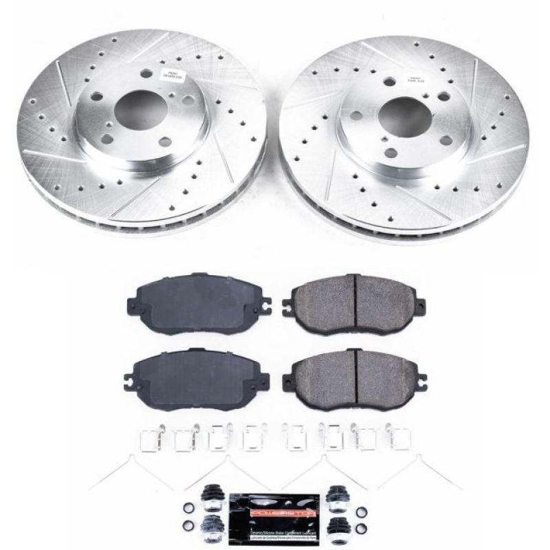 Power Stop 93-94 Lexus LS400 Front Z23 Evolution Sport Brake Kit Brake Kits - Performance D&S PowerStop