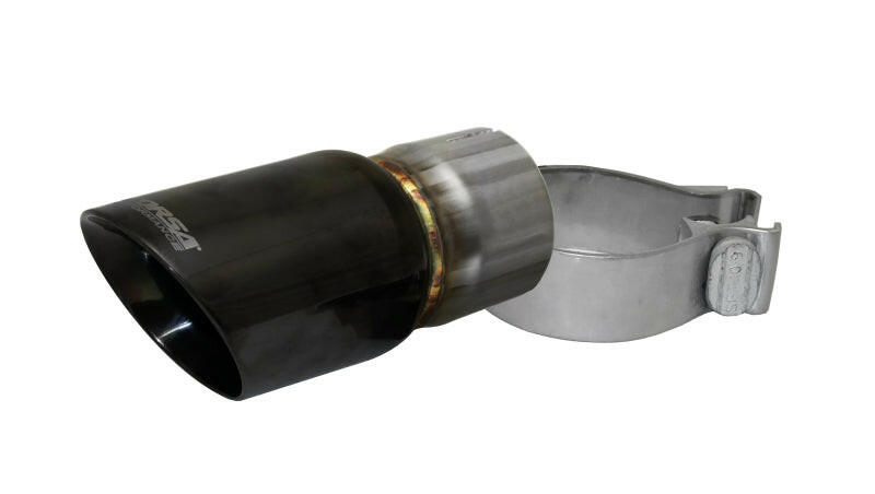 Corsa Single Universal 2.5in Inlet / 3in Outlet Black PVD Pro-Series Tip Kit Tips CORSA Performance