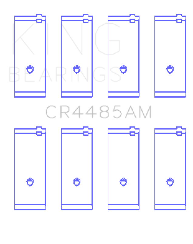 King Engine Bearings Mazda Ma/Vb/(Size +0.75mm) Connecting Rod Bearing Set Connecting Rods King Engine Bearings