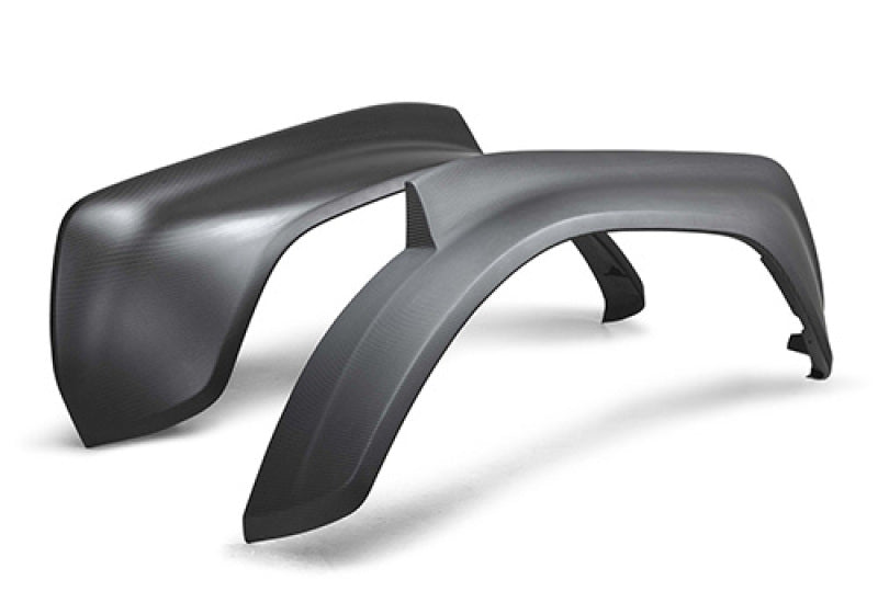 Ford Racing 22-24 Ford Bronco Raptor Carbon Fiber Rear Fender Flare Set - Matte Finish Body Armor & Rock Rails Ford Racing