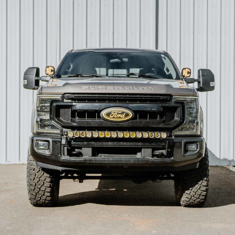 KC HiLiTES 2017+ Ford Super Duty Front Bumper Light Bar Mount For 40in Flex Era LED Light Bar Light Mounts KC HiLiTES