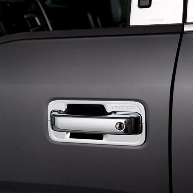 Putco 17-20 Ford SuperDuty - 2 Door w/ Driver Keyhole - Deluxe / Incl Bucketpcs Door Handle Covers Exterior Trim Putco