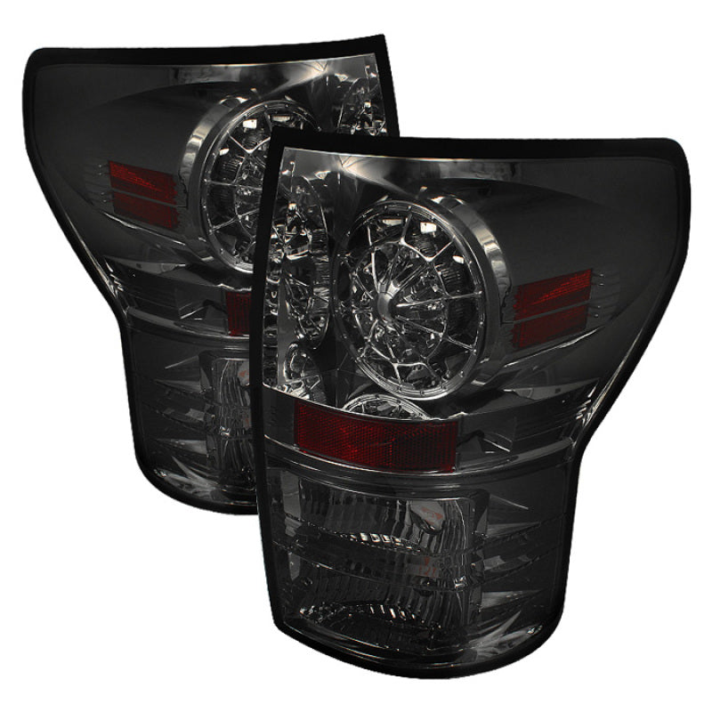 Spyder Toyota Tundra 07-13 LED Tail lights Smoke ALT-YD-TTU07-LED-SM Tail Lights SPYDER