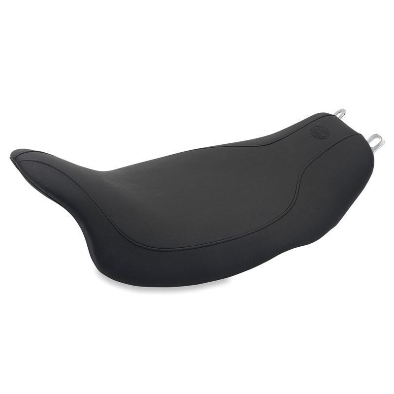 Mustang 08-21 Harley Electra Glide,Rd Glide,Rd King,Str Glide Runaround Solo Seat - Black Solo Motorcycle Seats Mustang Motorcycle