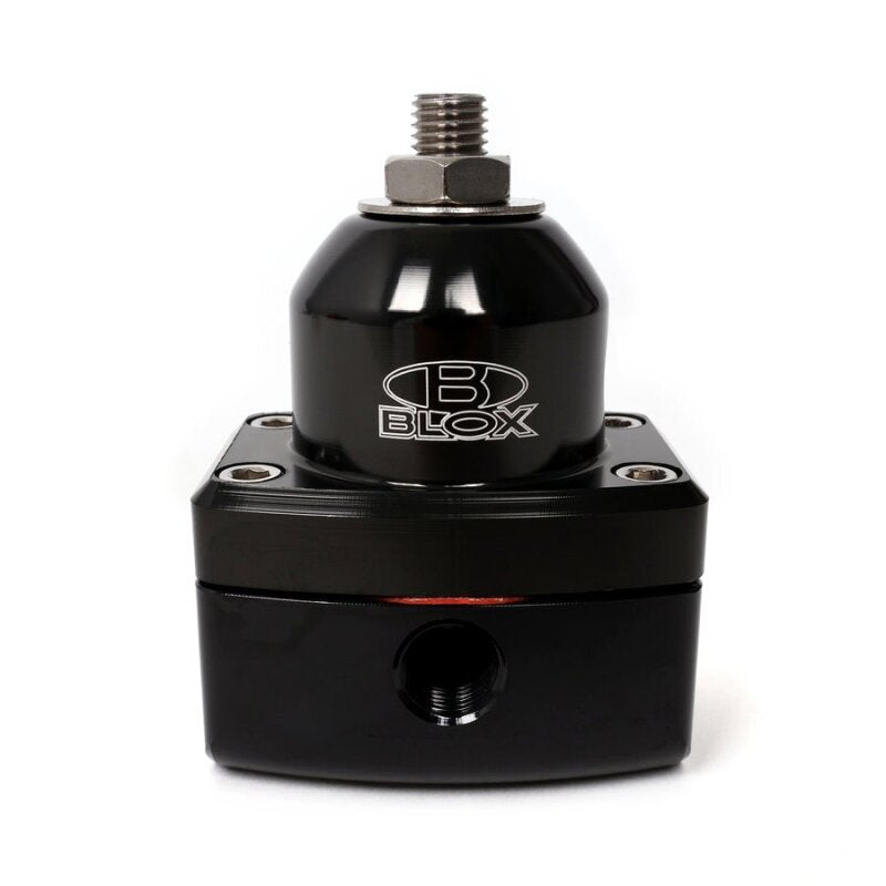 BLOX Racing 2-Port Design Black/Black Adjustable Fuel Pressure Regulator Fuel Pressure Regulators BLOX Racing
