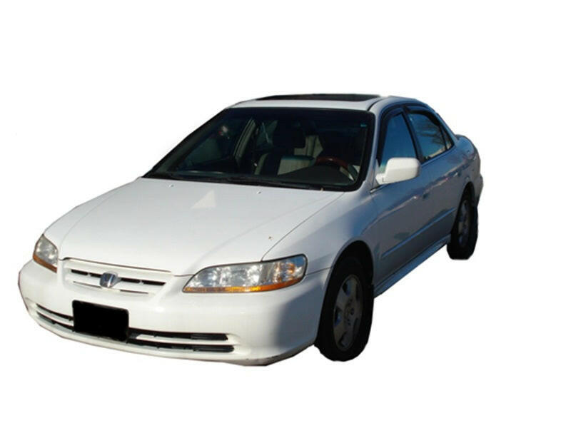AVS 98-02 Honda Accord Ventvisor In-Channel Front & Rear Window Deflectors 4pc - Smoke Wind Deflectors AVS