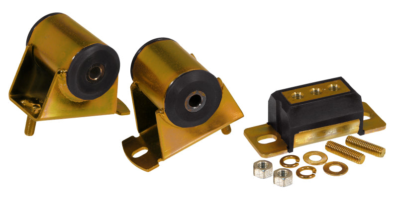 Prothane Jeep Motor & Trans Mount Kit - Black Bushing Kits Prothane