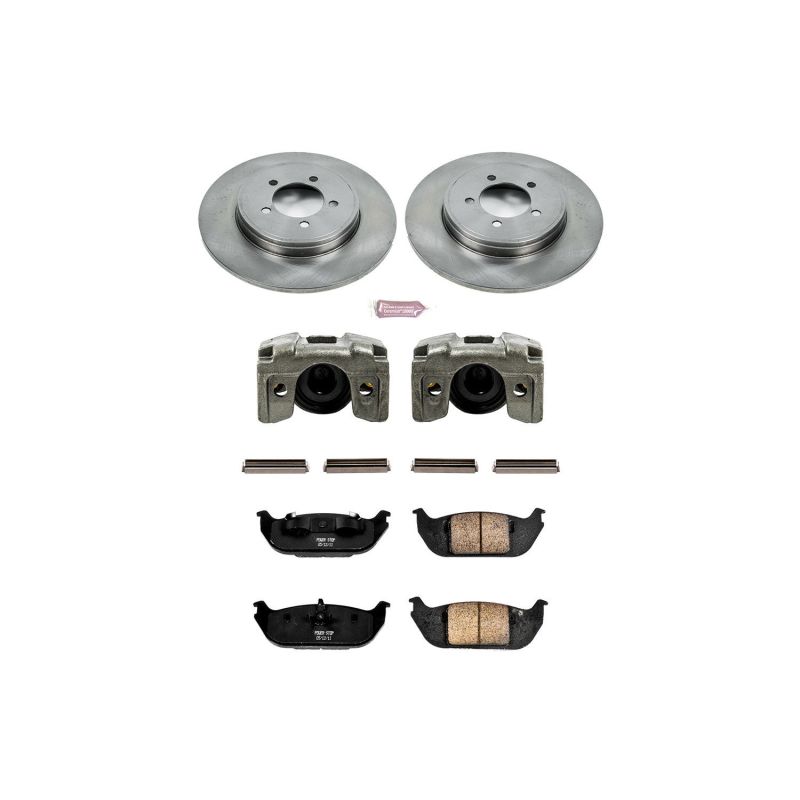 Power Stop 03-05 Lincoln Aviator Rear Autospecialty Brake Kit w/Calipers Brake Kits - OE PowerStop