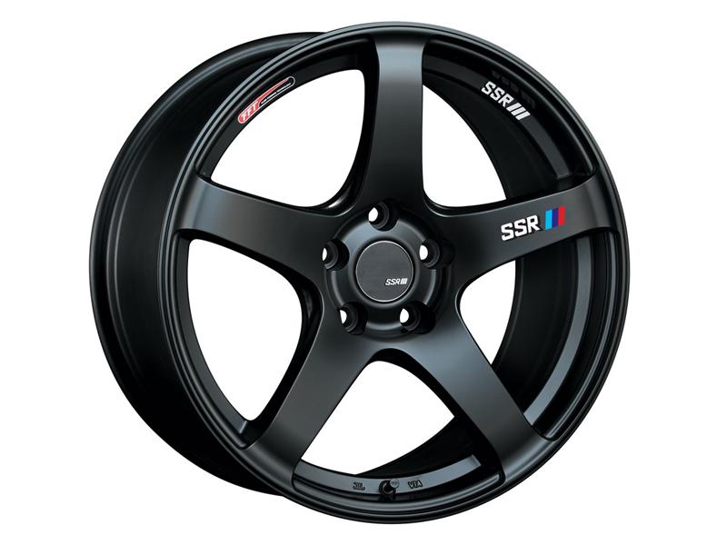 SSR GTV01 18x8.5 5x114.3 40mm Offset Flat Black Wheel 05-07 STI / 11+ tC Wheels - Cast SSR