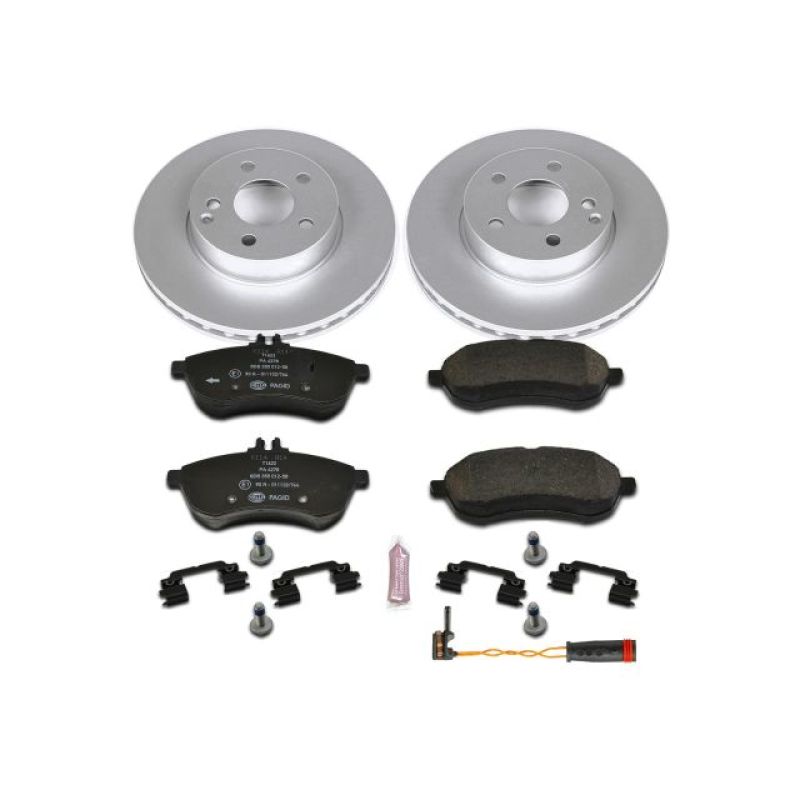 Power Stop 12-15 Mercedes-Benz C250 Front Euro-Stop Brake Kit Brake Kits - OE PowerStop
