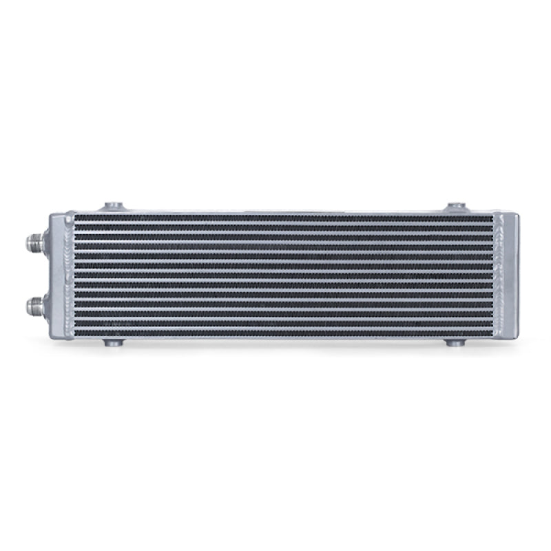 Mishimoto Universal Large Bar and Plate Dual Pass Silver Oil Cooler Oil Coolers Mishimoto