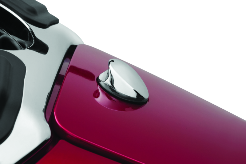 Kuryakyn Quick Release Fuel Door Knob Chrome Fuel Caps Kuryakyn