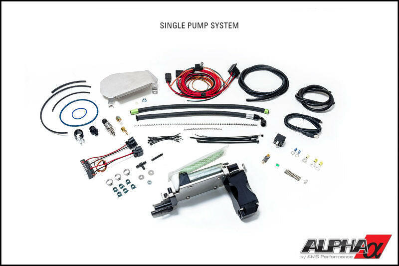 AMS Performance 2009+ Nissan GT-R R35 Omega Fuel System - Single Pump Fuel Pumps AMS