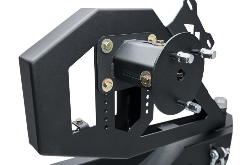 Rugged Ridge 07-18 Jeep Wrangler (JK/JKU) XOR Rear Bumper w/Swing Out Tire Carrier - Tex. Blk Bumpers - Steel Rugged Ridge