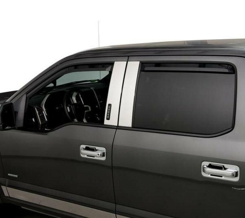Putco 2021 Ford F-150 Super Crew Element Tinted Window Visors (Set of 4) Wind Deflectors Putco