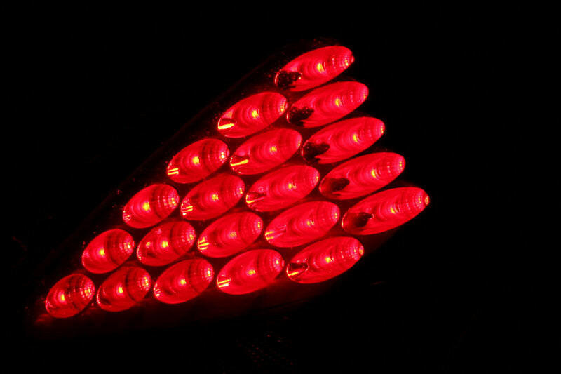 ANZO 2003-2005 Nissan 350Z LED Taillights Black Tail Lights ANZO