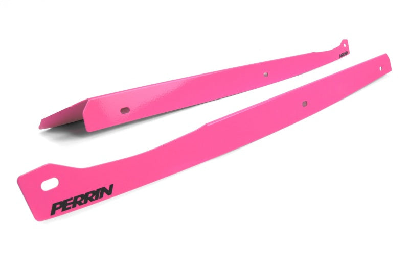 PERRIN 08-14 Subaru WRX/STI / 08-11 Impreza Fender Shroud Set - Hyper Pink Exterior Trim Perrin Performance