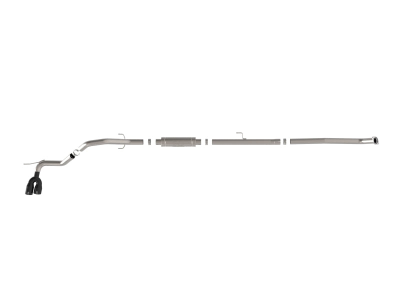 aFe 15-26 Toyota Hilux L4-2.4/2.8L (td) Vulcan Series 3in SS Rear-Side Exit Exhaust w/ Black Tip Catback aFe