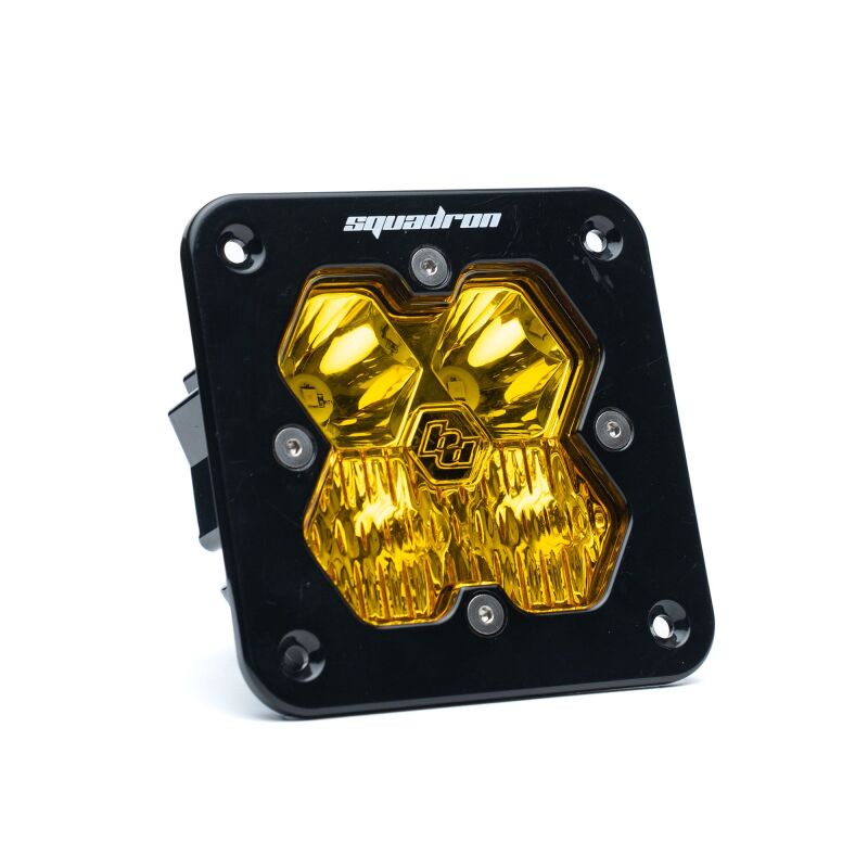 Baja Designs Squadron 2.0 Sport LED Driving/Combo (Single Light) - Baja Amber Light Bars & Cubes Baja Designs