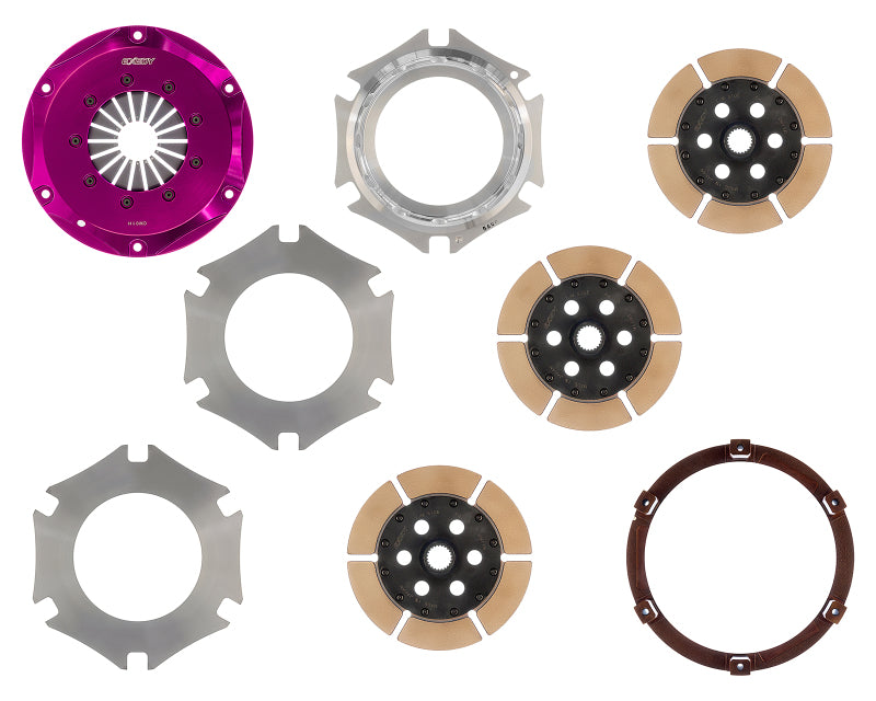 Exedy Universal Builder Series Triple Metallic Clutch Does NOT Incl FW Req. Custom Clutch Actuation Clutch Kits - Multi Exedy