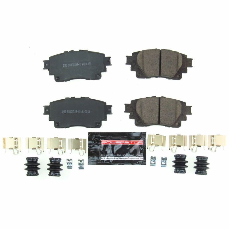 Power Stop 2019 Toyota Corolla Rear Z23 Evolution Sport Brake Pads w/Hardware Brake Pads - Performance PowerStop