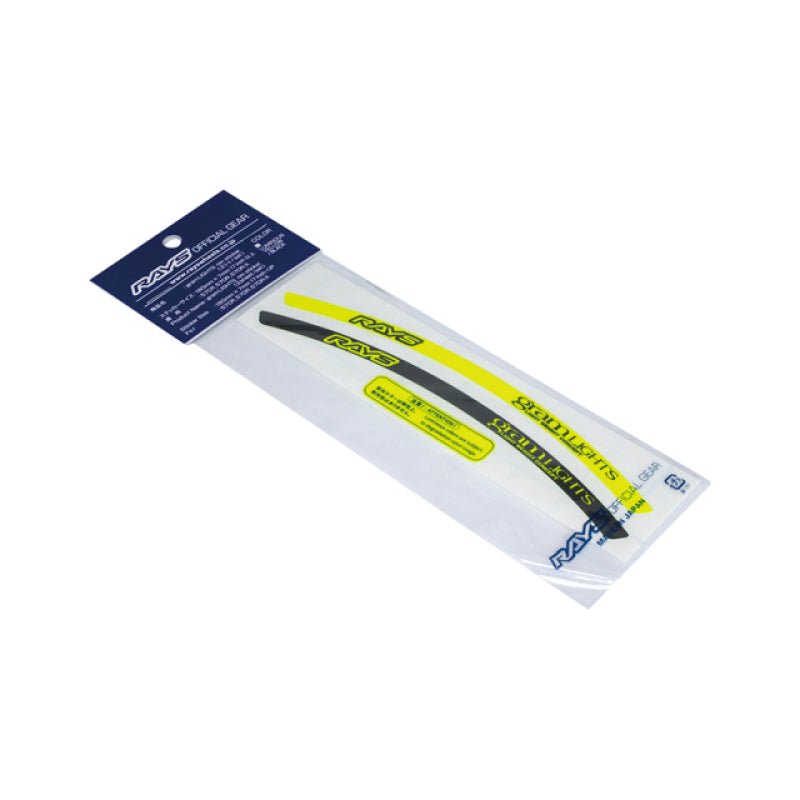 Gram Lights Rim Sticker Luminous Yellow/Black (2 PCS) Wheel Accessories Gram Lights