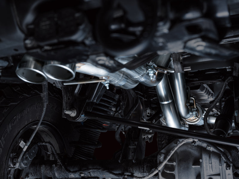 AWE Tuning 22-24 Ford Bronco Raptor 4WD Dual BashGuards Cat-Back SwitchPath Exhaust (No Tips) Catback AWE Tuning