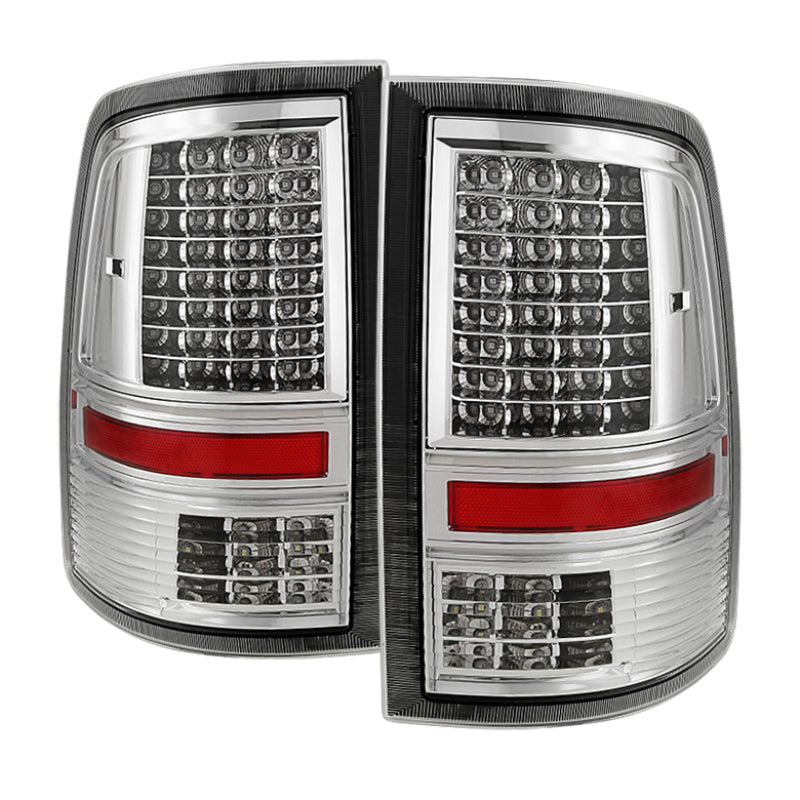 xTune Dodge Ram 1500 09-14 LED Tail Lights Incandescent Model Only Chrome ALT-JH-DR09-LED-G2-C Tail Lights SPYDER