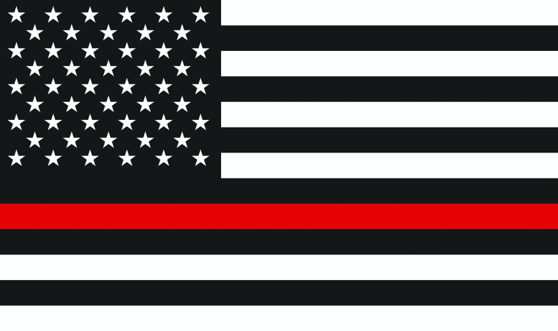 DragonFire Racing Whip Flag - Back the Red Whip Lights DragonFire Racing