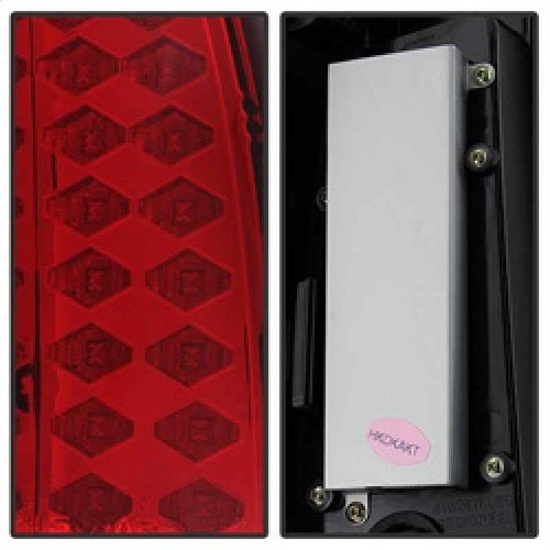 Spyder Chevy C/K Series 1500 88-98/Blazer 92-94 LED Tail Lights Red Clear ALT-YD-CCK88-LED-RC Tail Lights SPYDER