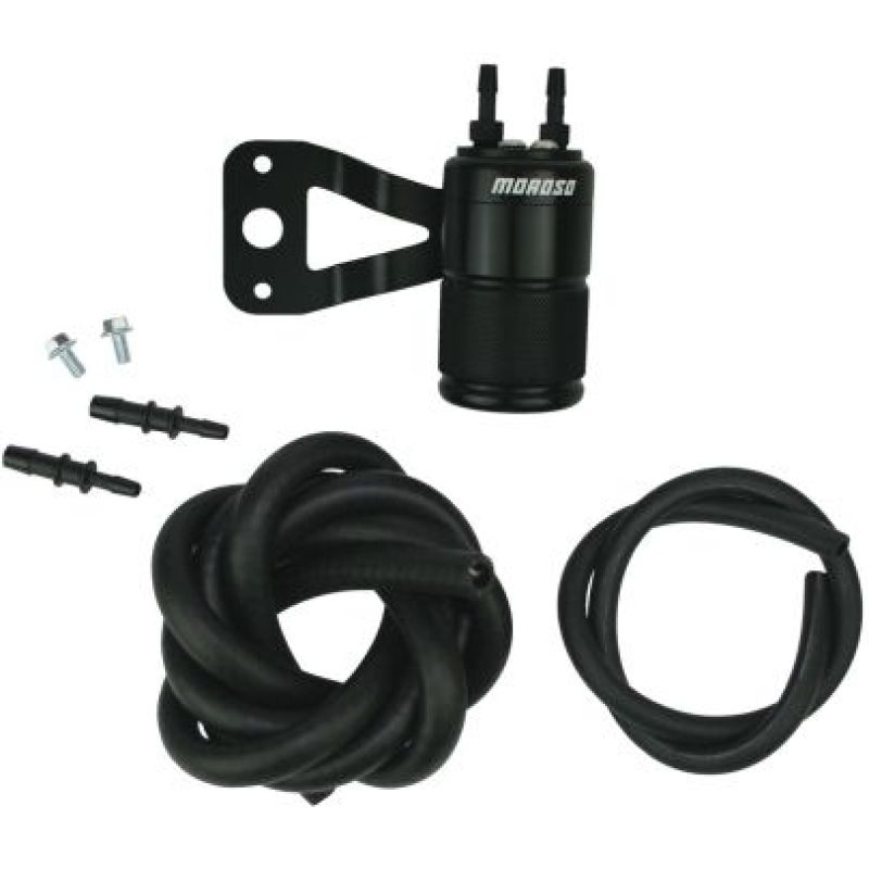 Moroso Harley-Davidson 88-16 Evo Twin Cam Sportster Air Oil Separator - Black Oil Separators Moroso