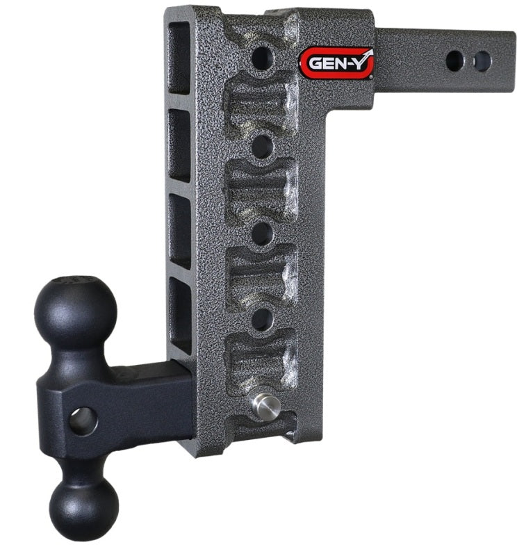 Gen-Y Mega Duty 2in Shank 10in Drop 1.5K TW 10K Hitch w/GH-031 Dual-Ball Hitch Receivers GEN-Y Hitch