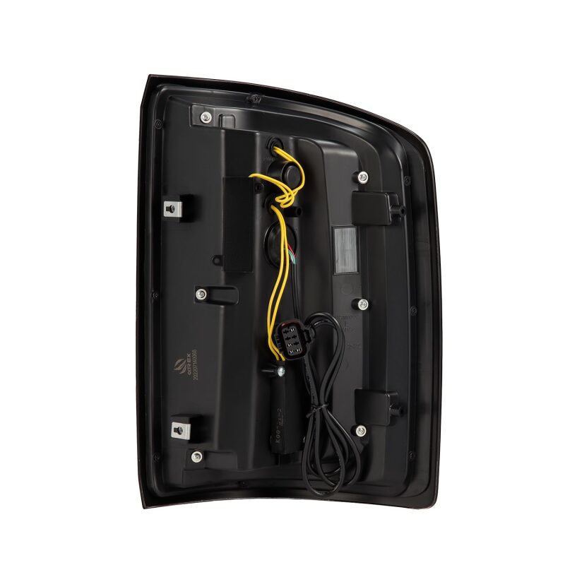 AlphaRex 14-18 GMC Sierra 1500/2500HD/3500HD LUXX-Series LED Tail Lights Blk/Red w/Actv Lgt Seq. Sig Tail Lights AlphaRex