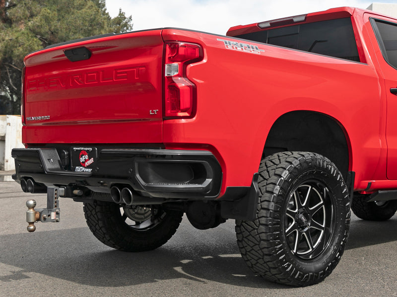 aFe Vulcan Series 3in 304 SS Exhaust Cat-Back w/ Black Tips 2019 GM Silverado/Sierra 1500 V8-5.3L Catback aFe