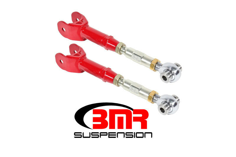 BMR 16-17 6th Gen Camaro Upper Trailing Arms w/ On-Car Adj. Rod Ends - Red Suspension Arms & Components BMR Suspension