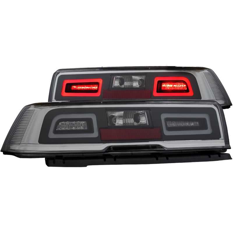 ANZO 2014-2015 Chevrolet Camaro LED Taillights Smoke Tail Lights ANZO