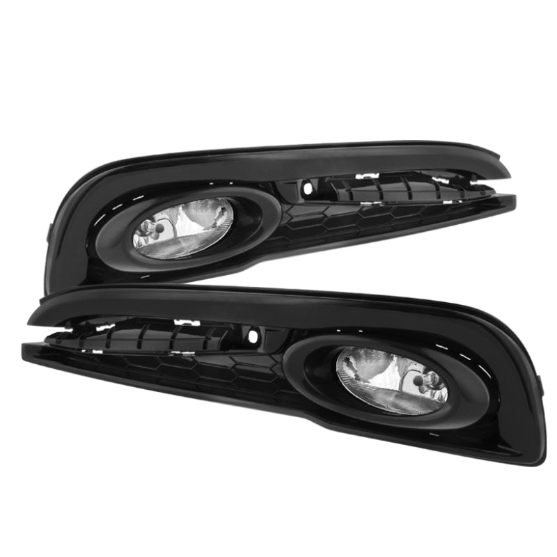 Spyder Honda Civic 2013-2014 4dr OEM Fog Light W/Switch Clear FL-HC2013-4D-C Fog Lights SPYDER