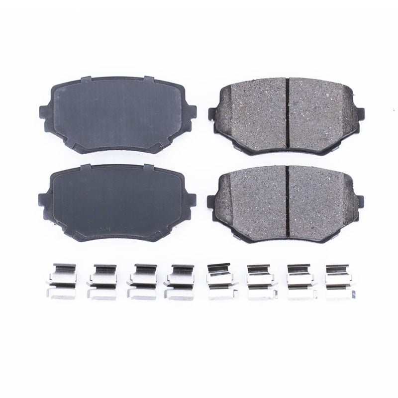 Power Stop 99-05 Suzuki Grand Vitara Front Z17 Evolution Ceramic Brake Pads w/Hardware Brake Pads - OE PowerStop