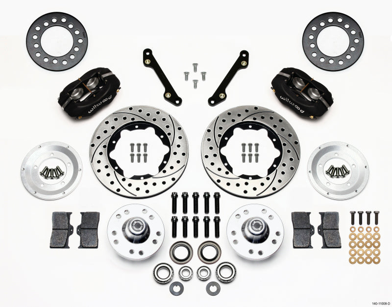 Wilwood Forged Dynalite Front Kit 11.00in Drilled 79-81 Camaro Big Brake Kits Wilwood