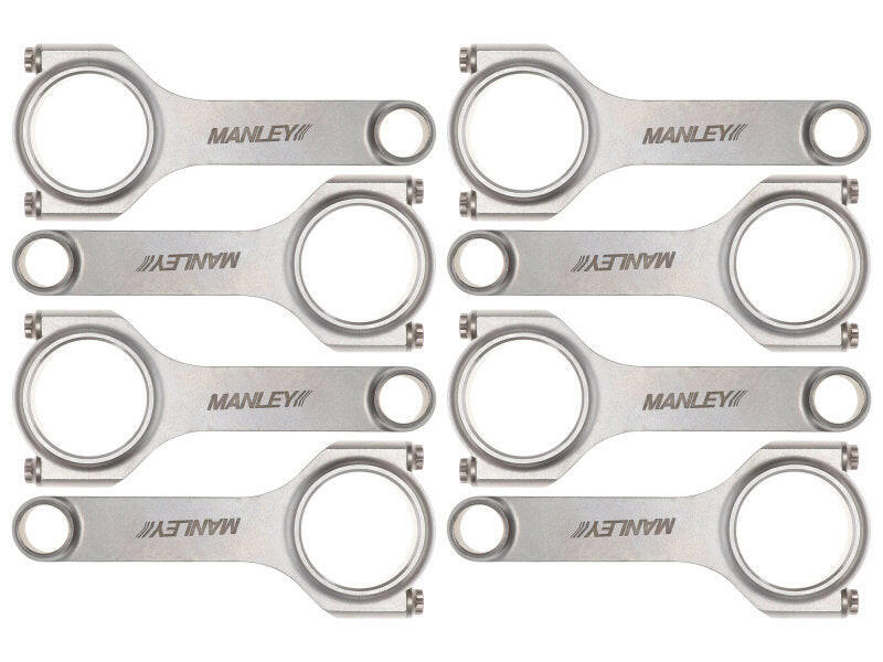 Manley Chevy Big Block 6.385in H Beam Connecting Rod Set (Set of 8) Connecting Rods - 8Cyl Manley Performance