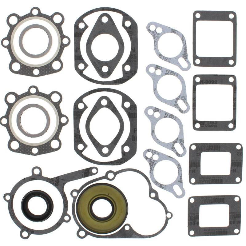 Vertex Gaskets 76-78 Yamaha Exciter EX440 A B Complete Gasket Kit w/ Oil Seals Engine Hardware Vertex Pistons