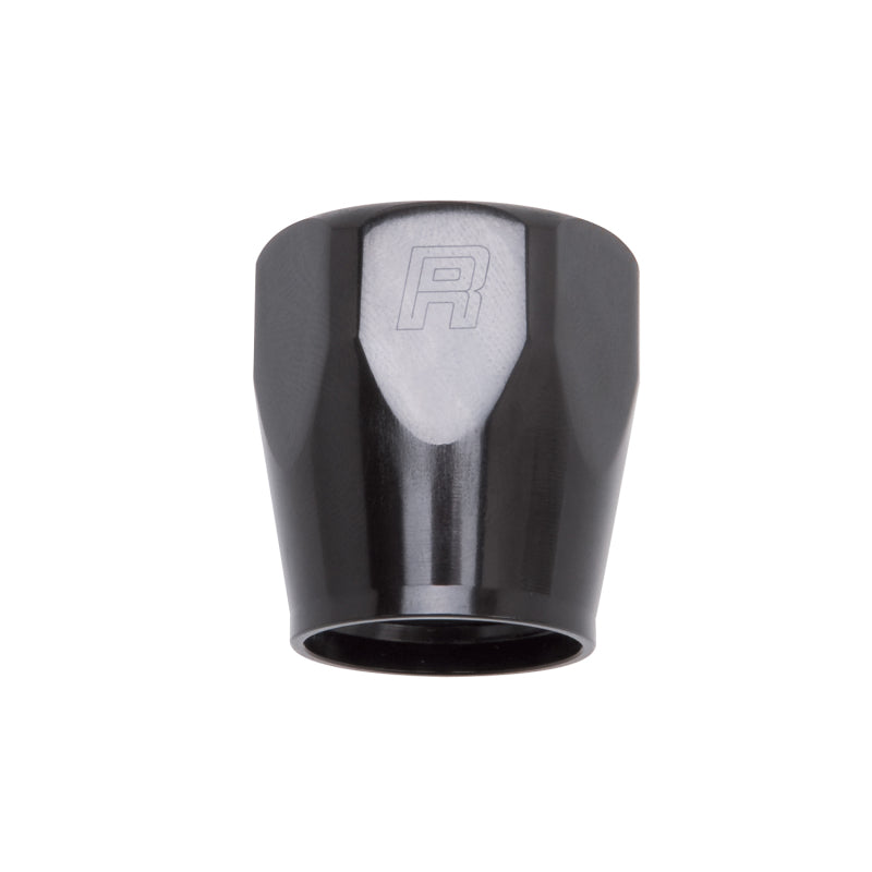 Russell Performance 2-Piece -6 AN Full Flow Swivel Hose End Sockets (Qty 2) - Polished and Black Fittings Russell