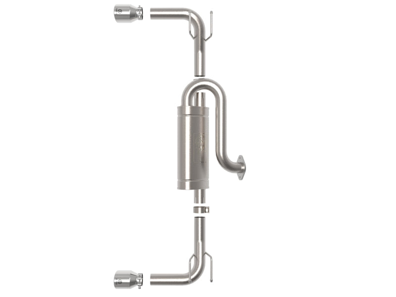 aFe 19-22 Mazda 3 L4 2.5L Takeda 3in to 2-1/2in 304 Stainless Steel Axle-Back Exhaust w/Polished Tip Axle Back aFe