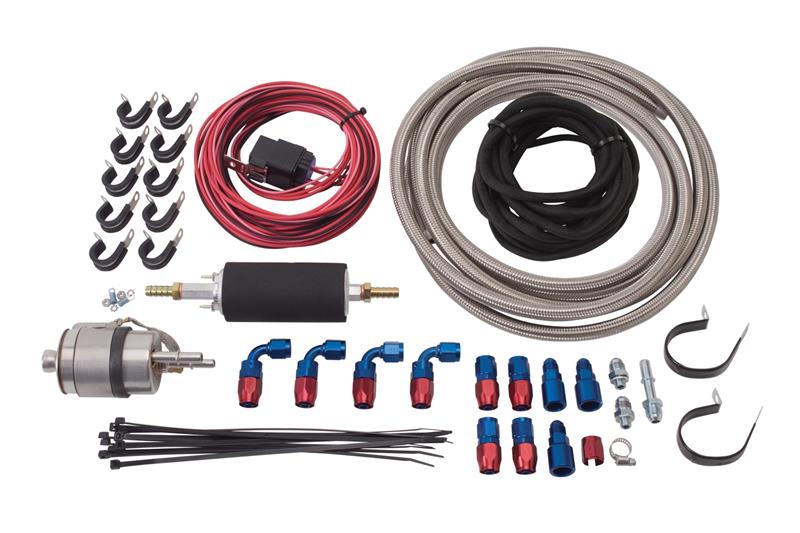 Russell Performance For Chevy LS & Chrysler 5.7L Hemi (Red/Blue) Fittings Russell